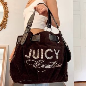 Terrycloth juicy couture bag